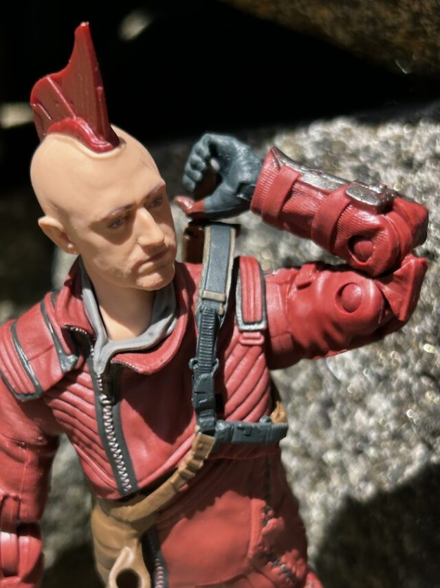 Close-Up of Marvel Legends Guardians of the Galaxy Kraglin Movie Figure