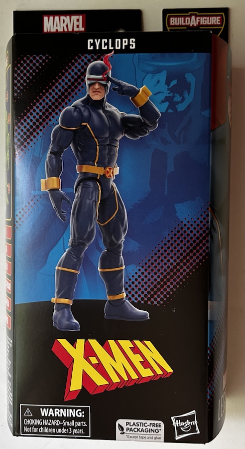 Box Front Hasbro Astonishing Cyclops Marvel Legends 2023 Action Figure
