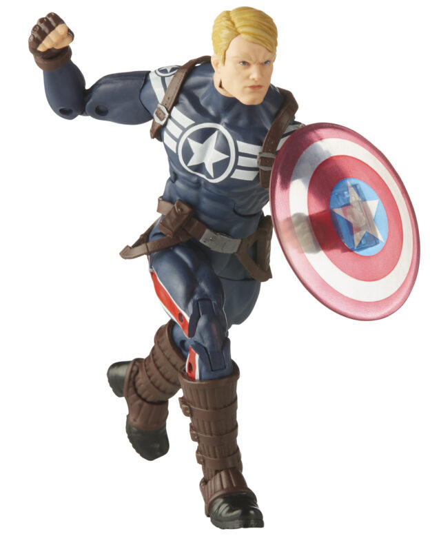 Marvel Legends Commander Steve Rogers 2023 Figure with Energy Shield