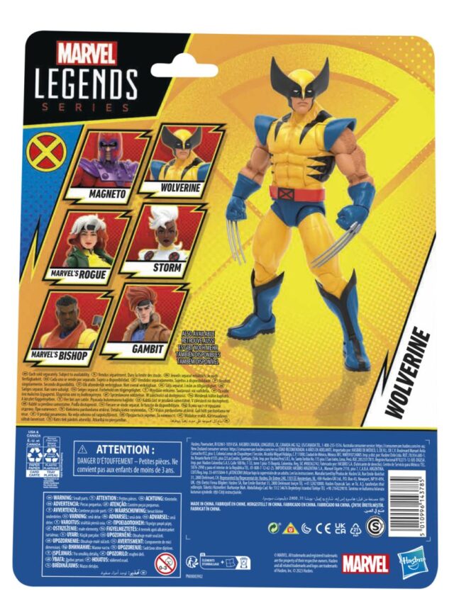 Cardback Marvel Legends X-Men 97 Wolverine Action Figure Hasbro