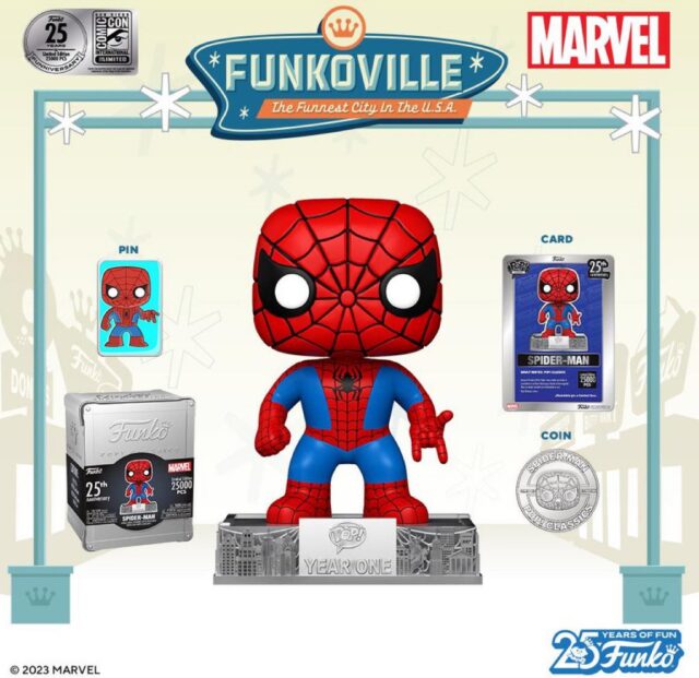 Funko POP Classics Spider-Man 2023 SDCC Exclusive
