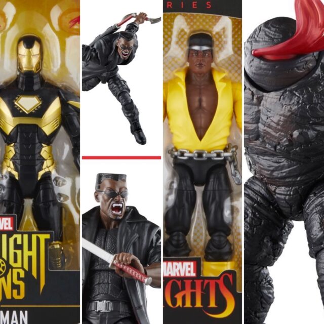Hasbro Marvel Knights Legends 2023 Mindless One Figure Series Blade Iron Man Luke Cage