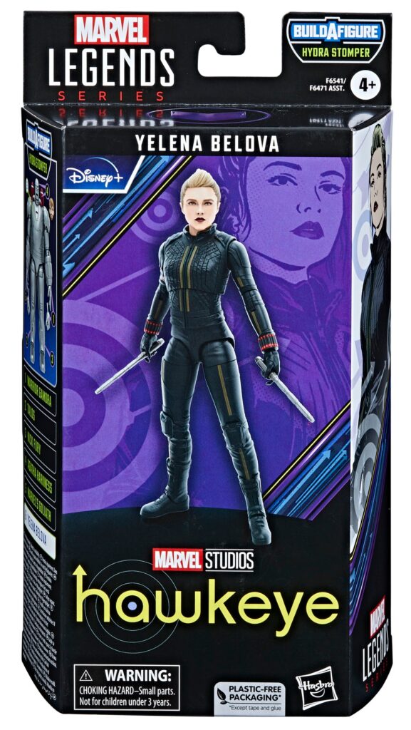 Hawkeye Marvel Legends Yelena Belova Figure Box