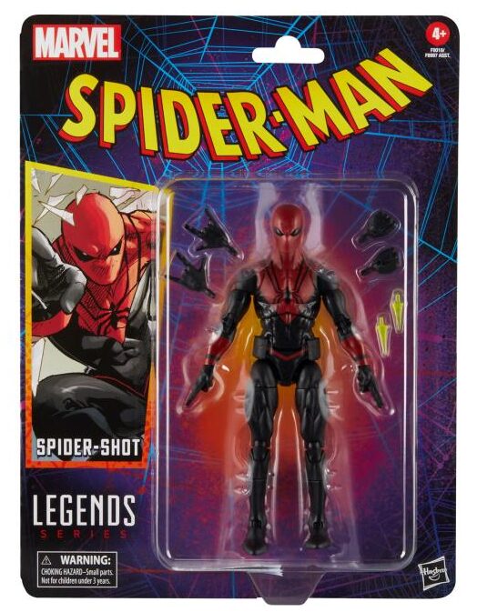 Hasbro Spider-Shot Marvel Legends Assassin Spider-Man Figure Card