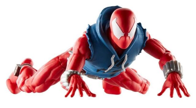 Marvel Legends Scarlet Spider Spider-Man Retro 2024 Figure Crawling