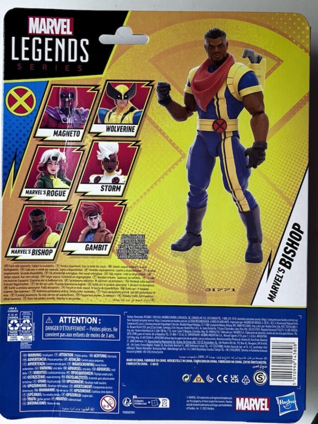 Card Back X-men 97 Marvel Legends Bishop 6" Figure