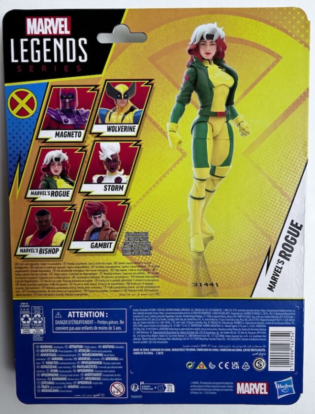 Hasbro X-Men 97 Marvel Legends Cardback Rogue