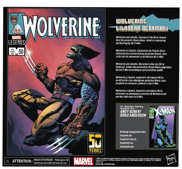 Box Back Wolverine Legends Lilandra Brood Logan Cover