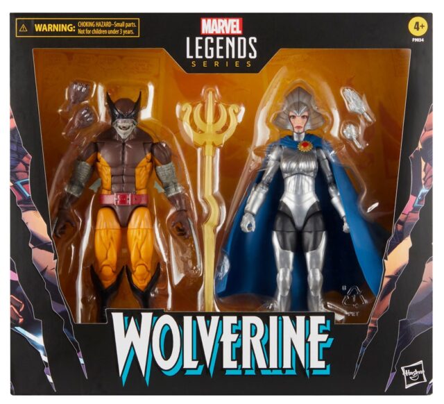 Marvel Legends Lilandra and Brood Wolverine 2 Pack Box Packaged