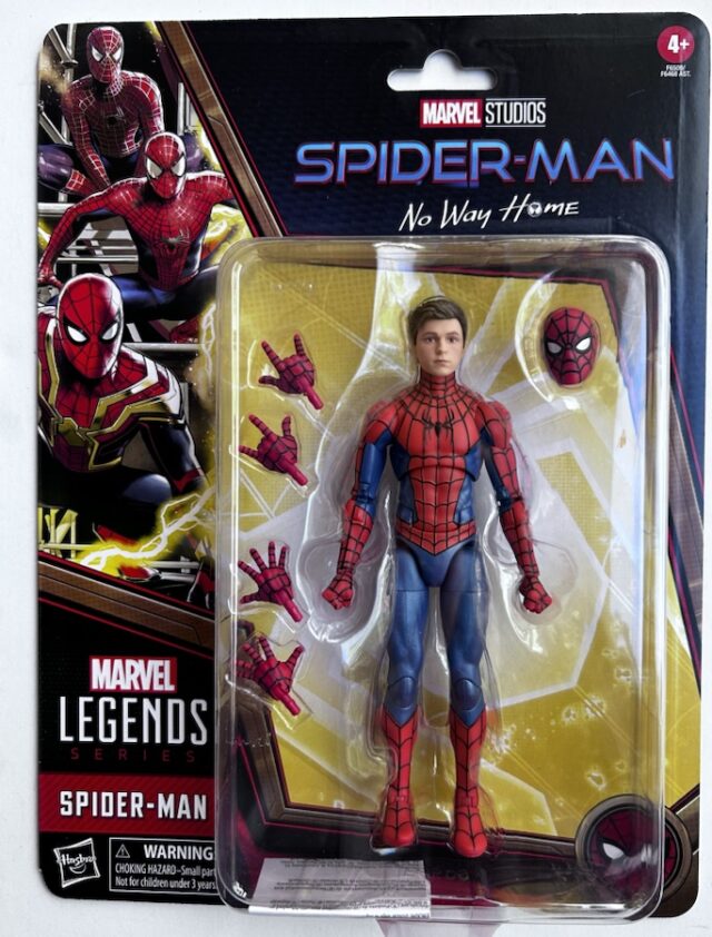 Spider-Man No Way Home Marvel Legends Tom Holand Final Swing Suit Packaged