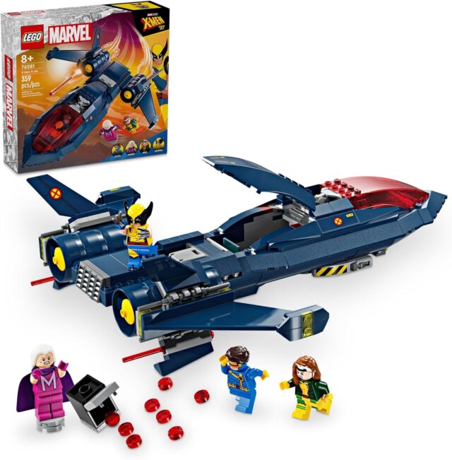 LEGO 76281 X-Men Jet with Rogue Magneto Cylops Minifigures