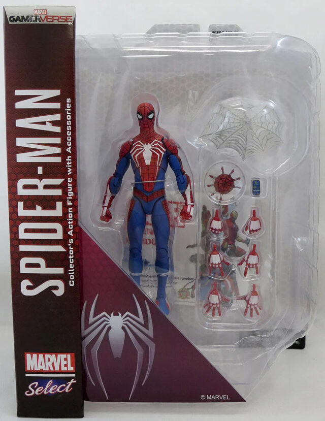 Marvel Select Video Game Spider-Man Figure Packaged
