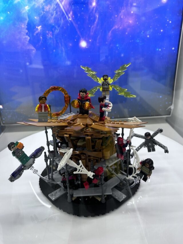 LEGO 76261 Final Battle Spider-Man No Way Home Set on Display at LEGO Store