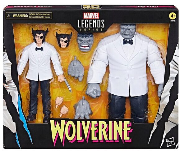 Marvel Legends Patch Wolverine and Joe Fixit Hulk 2-Pack Packaged