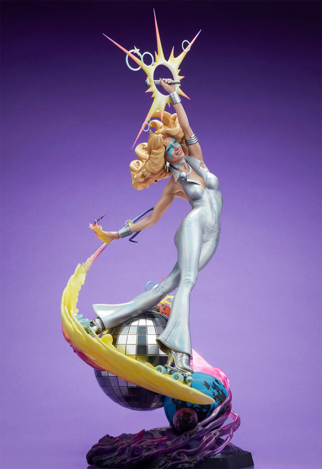 Side View of Dazzler Resin Statue by Sideshow Collectibles