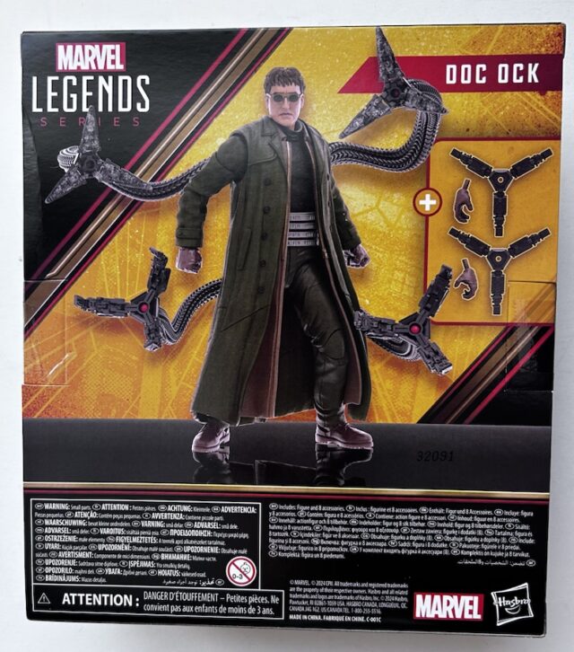 Box Back Spider-Man No Way Home Legends Doctor Octopus Action Figure