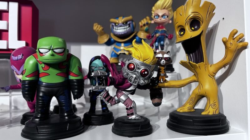 Marvel Animated Statues Complete Guardians of the Galaxy Statue Set