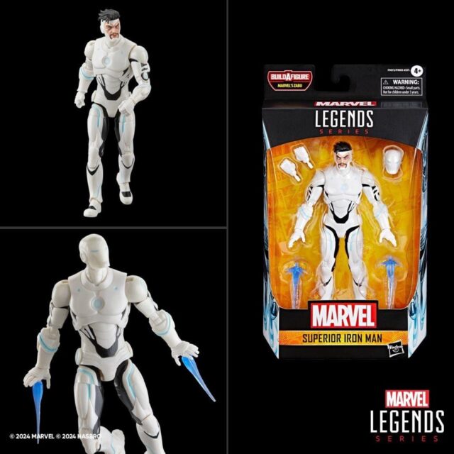 Marvel Legends Superior Iron Man 6" Figure 2024 Zabu Series