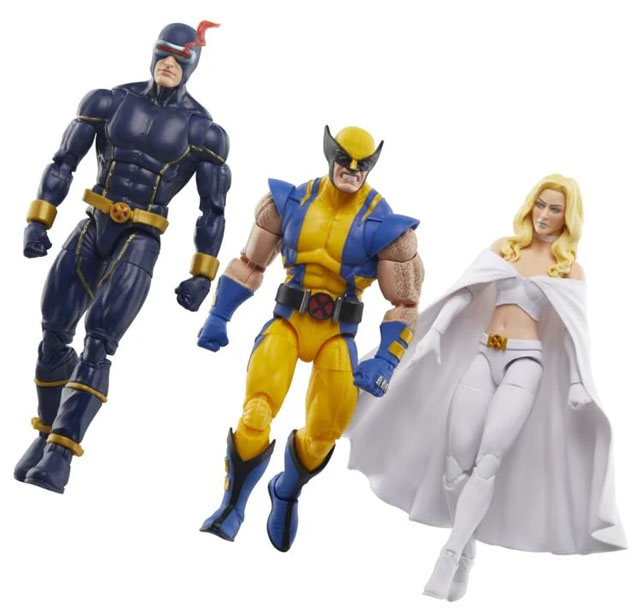 Marvel Legends Astonishing X-Men Cyclops Wolverine Emma Frost Hasbro Figures 2024