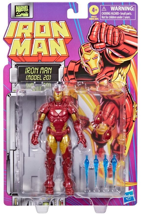 Iron Man Model 20 Figure Packaged Iron Man Retro Series Packaged