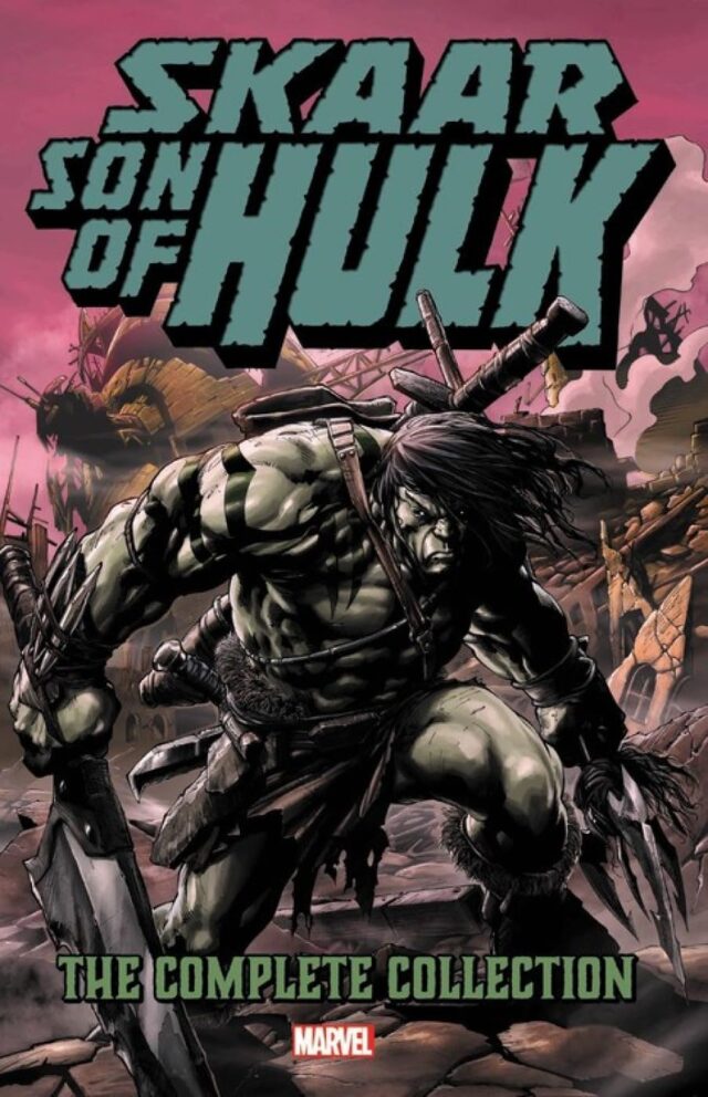 Capa completa da coleção SKaar Filho do Hulk