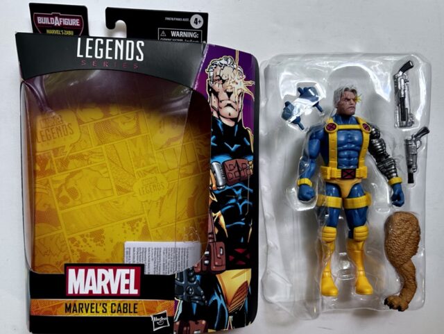 Unboxing Marvel Legends Zabu Wave Cable Figura de brinquedo Hasbro
