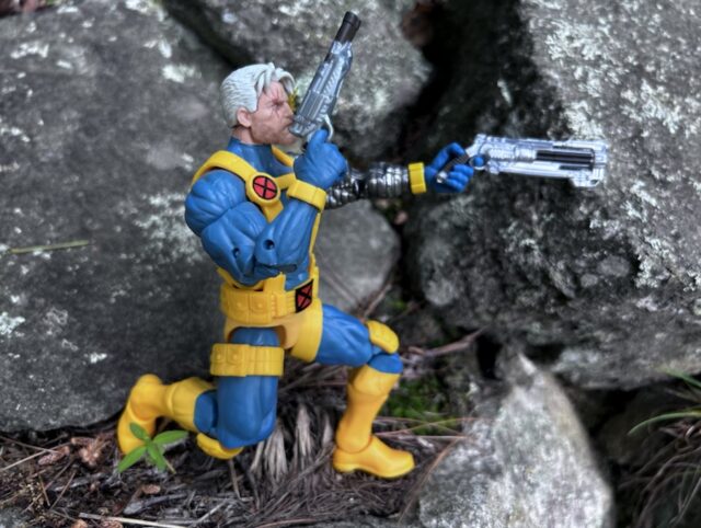 2024 Marvel Legends Cable X-Men Figura com articulações de braço fixadas