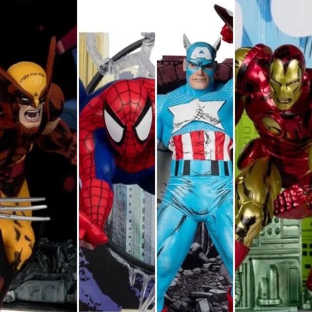 McFarlane Toys Marvel Figures Posed with Scenes