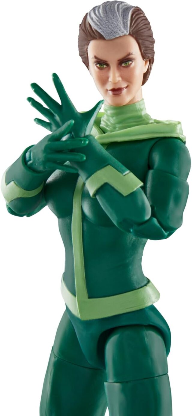 Marvel Legends 2024 Rogue Evil 80s Figura Cabelo Curto