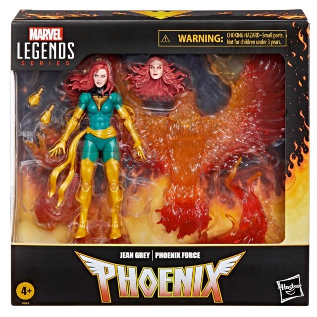 Marvel Legends Phoenix & Phoenix Force Figura de luxo embalada em caixa