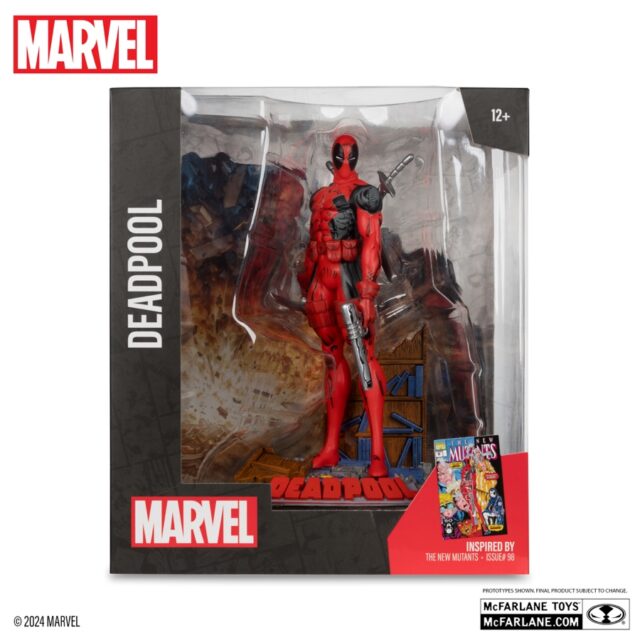 Marvel McFarlane Toys Deadpool Figure New Mutants #98