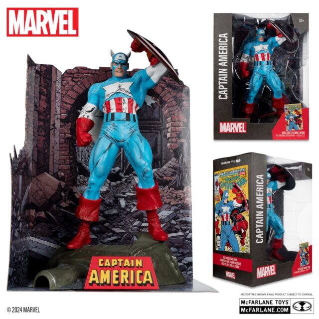 McFarlane Marvel 1:6 Captain America Plastic Figure Statue