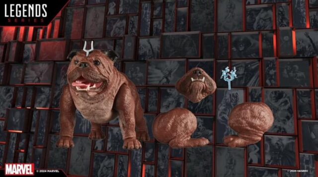 Amazon Exclusive Lockjaw Marvel Legends Figura Inumanos Cachorro