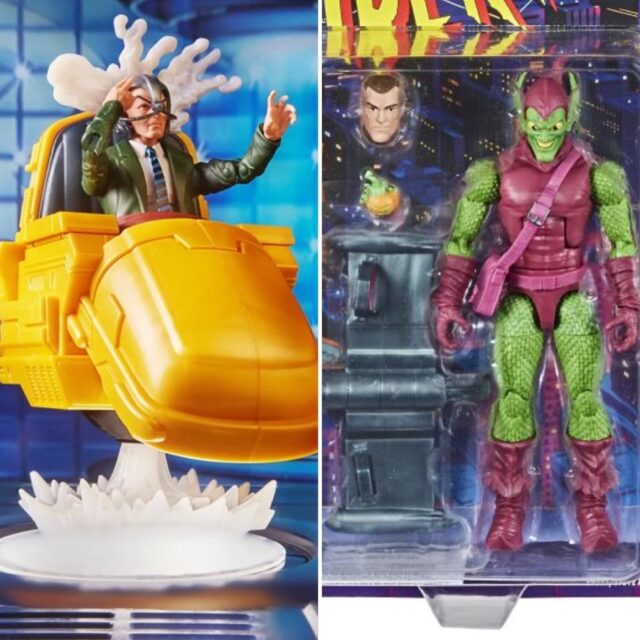 Marvel Legends Professor X e Duende Verde Hasbro Reedições