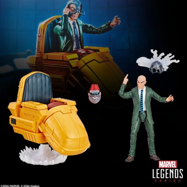 2025 Marvel Legends Professor X Hoverchair Figura e Acessórios