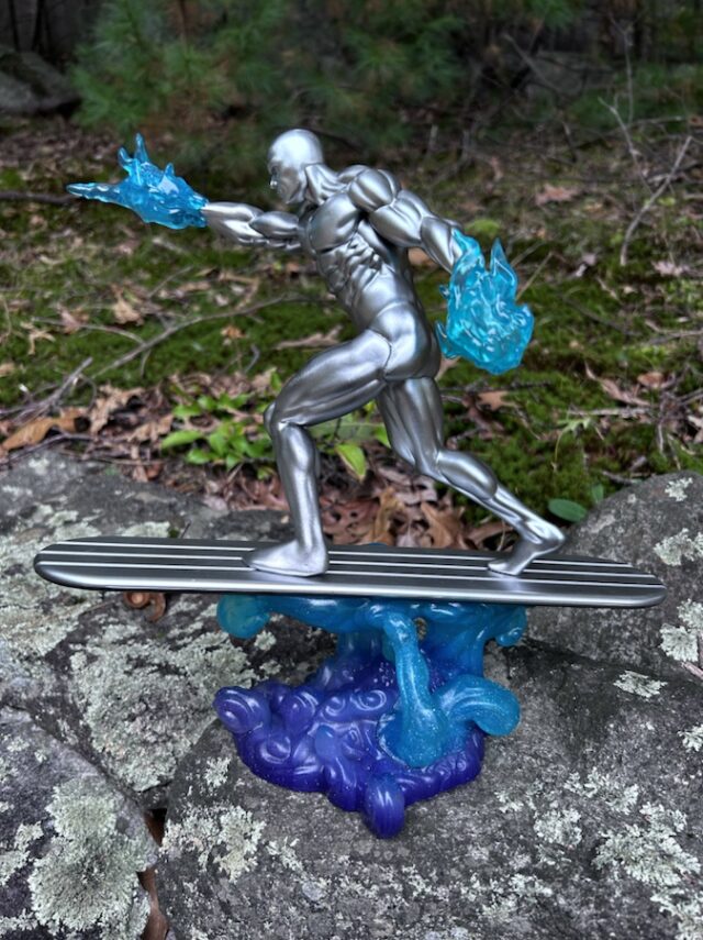 Side View of Silver Surfer Diamond Select Figure Statue