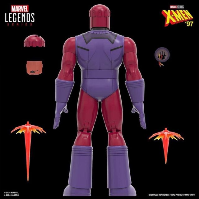 Back of Marvel Legends 2025 Sentinel 22" X-Men 97 Figure