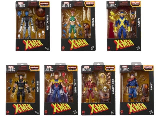 Marvel Legends X-Men Nemesis Series Figures Packaged