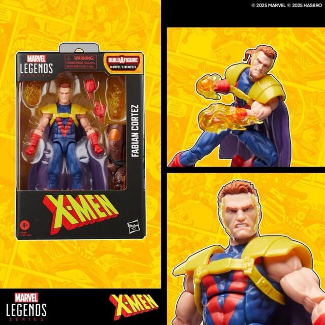 X-Men Legends Fabian Cortez Six Inch Figure Hasbro 2025