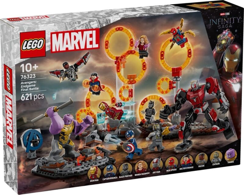 NY Toy Fair 2025: LEGO Marvel Avengers Endgame 76323 Set Revealed