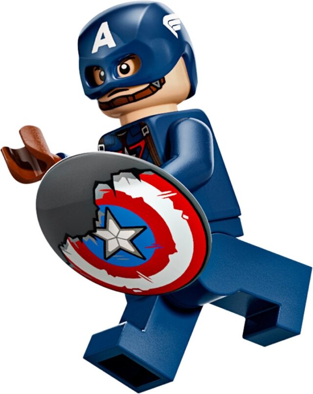 LEGO Endgame Captain Ameria Minifigure with Broken Shield Marvel 2025