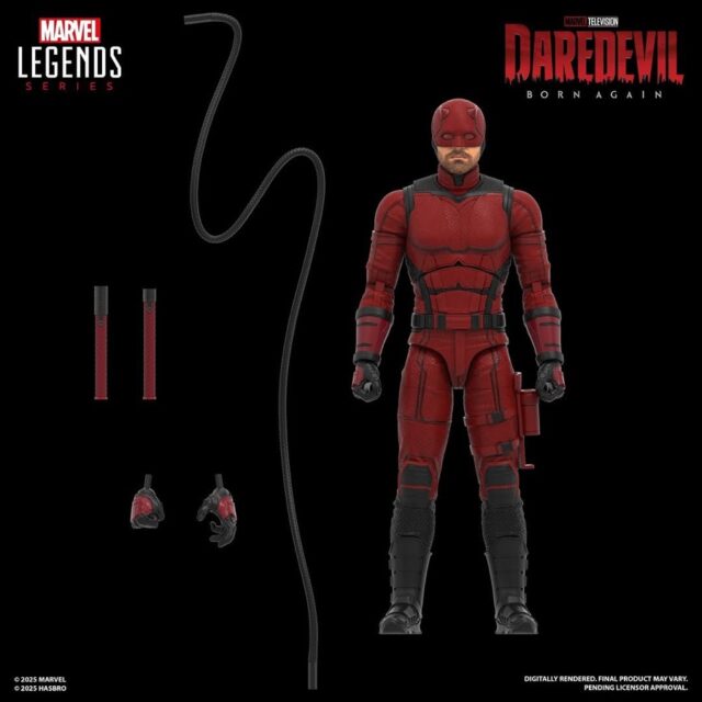 Hasbro Born Again Daredevil Legends Figure and Accessories Disney+