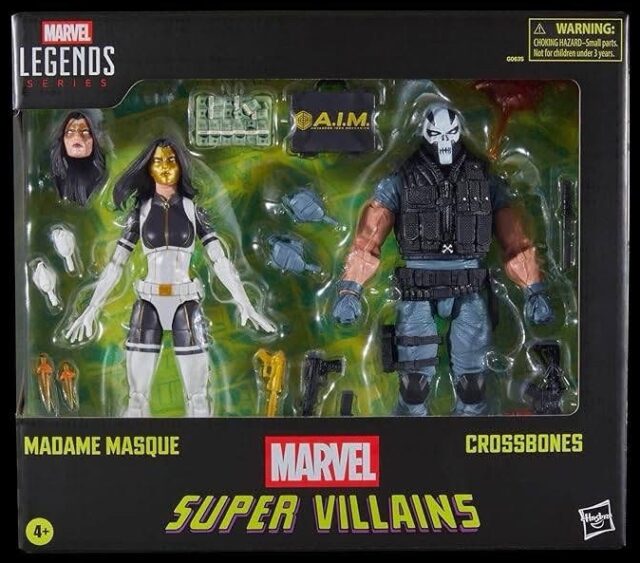 Marvel Legends Villains Crossbones Madame Masque 2-Pack Box Amazon Exclusive