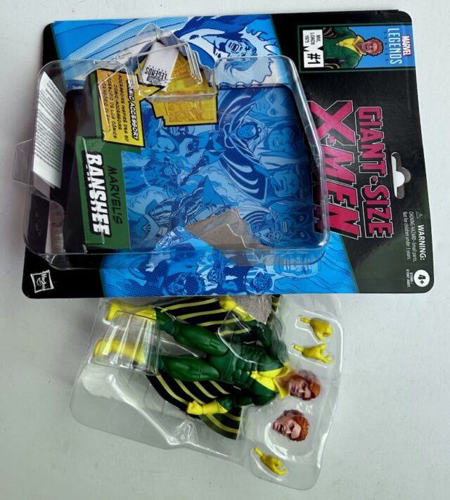 Unboxing Review Hasbro Marvel Legends Banshee Mini Comics Figure