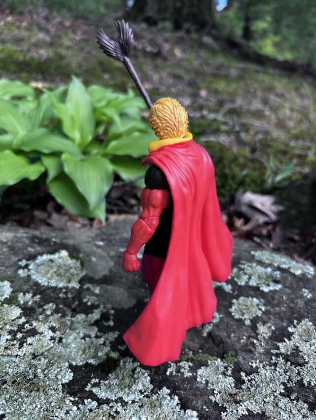 Back of Marvel Legends 2025 Adam Warlock Action Figure Six Inch Cape