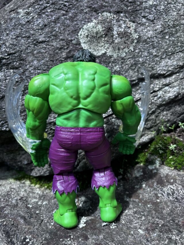 Back of Hulk Marvel Legends Maximum Hasbro Action Figure