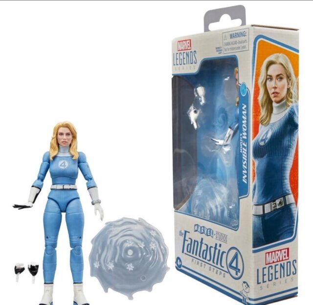 Invisible Woman Marvel Legends 2025 Fantastic Four First Steps Packaged