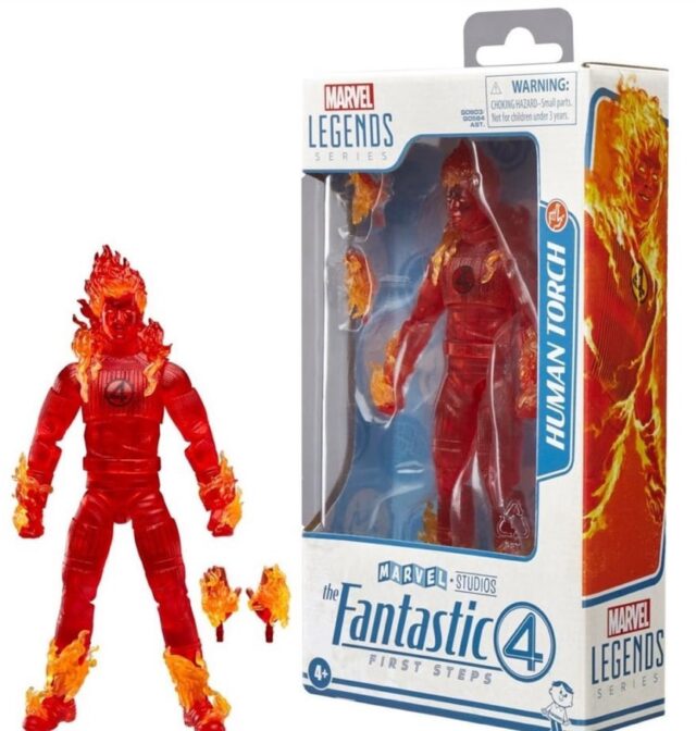 2025 Marvel Legends Human Torch Figure in Box