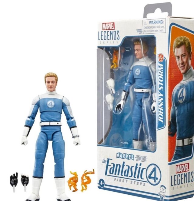 Fantastic Four Legends Johnny Storm Figure Packaged