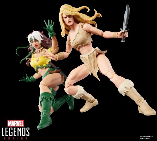 San Diego Comic Con 2025 Shana & Savage Land Rogue Marvel Legends Figures